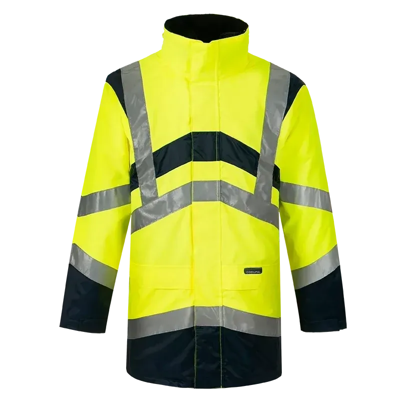 Parka veste de pluie ELYSE V jaune haute visibilité CODUPAL