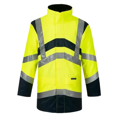 Parka veste de pluie ELYSE V jaune haute visibilité CODUPAL