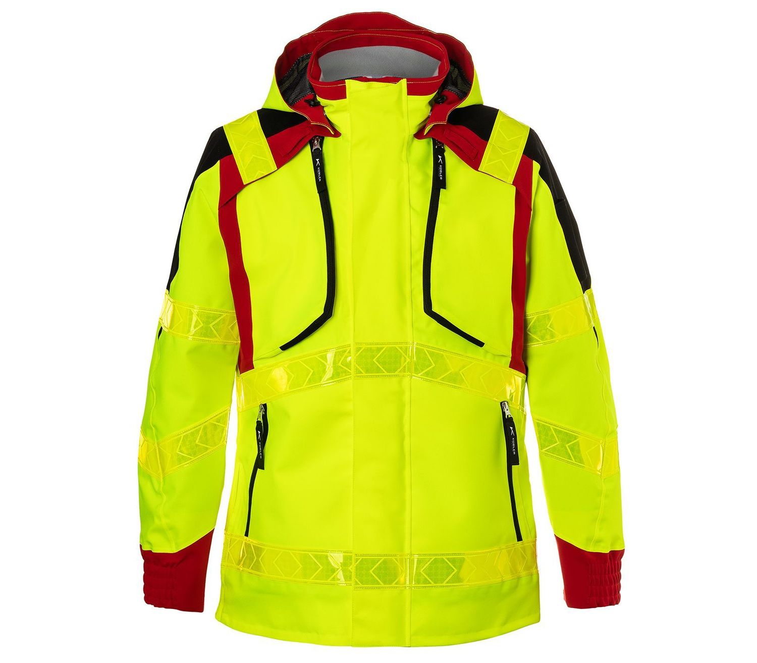 Parka / veste de pluie haute visibilité jaune KÜBLER Parka / veste de pluie haute visibilité jaune KÜBLER