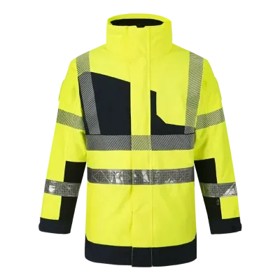 Parka veste de pluie LUMINA V jaune haute visibilité CODUPAL