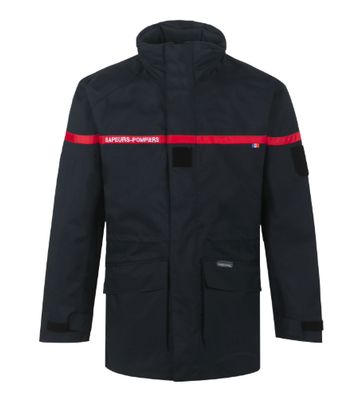 Parka / veste de pluie sapeurs-pompiers ALEX/RT label sécurité civile CODUPAL