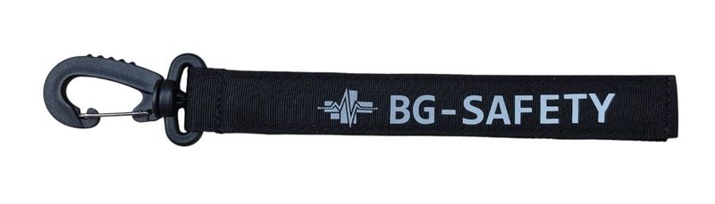 Porte gants noir logo retroréfléchissant avec auto-agrippant BG-SAFETY