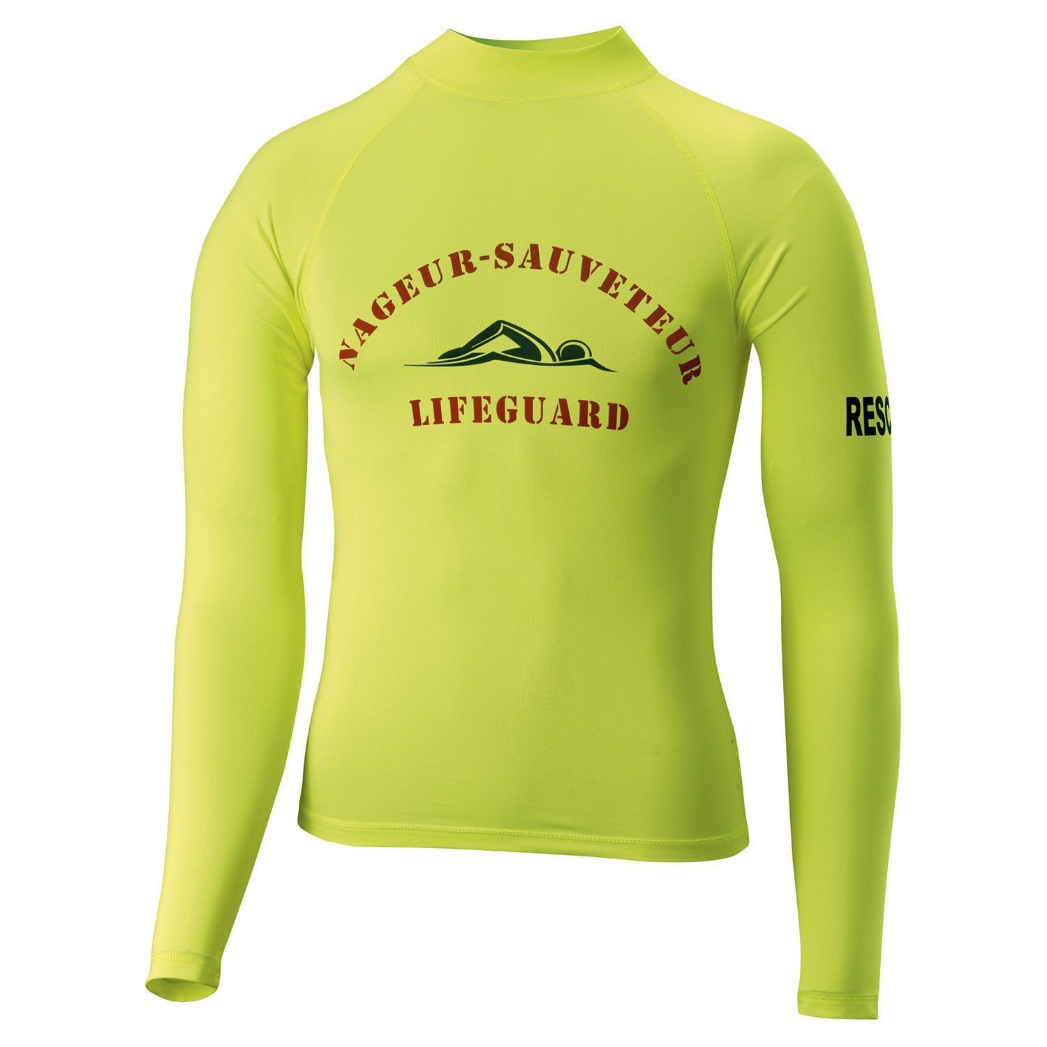 T-shirt technique manches longues avec protection anti-UV LIFEGUARD / Sauveteur en mer SENFA