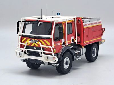 Véhicule miniature sapeurs-pompiers RENAULT D14 CCFM GIMAEX SDIS "13 - BOUCHES DU RHONE" 1/43 ALERTE