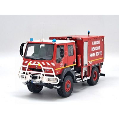 Véhicule miniature sapeurs-pompiers RENAULT MIDLUM RENAULT CDHR SDIS "59 - NORD" 1/43 ALERTE