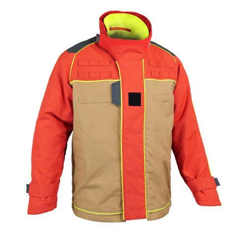 Veste d'intervention de protection incendie sapeurs-pompiers - coque externe - coloris rouge et sable PAUL BOYE