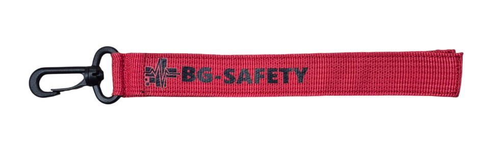 Porte gants rouge avec auto-agrippant BG-SAFETY - DESTOCKAGE