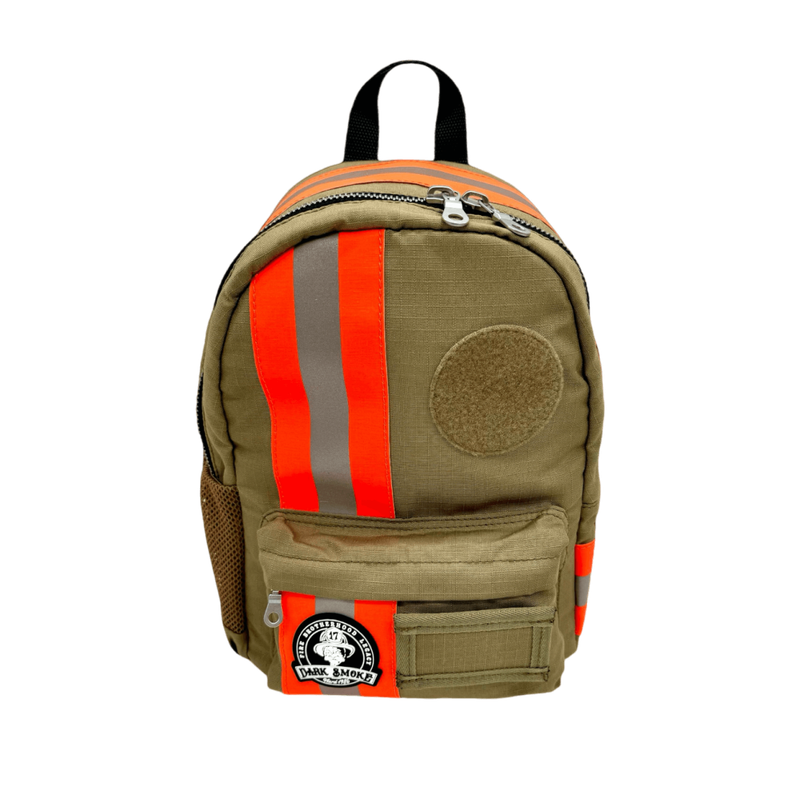 Sac à dos sable avec bandes réfléchissantes orange MINI DARK SMOKE