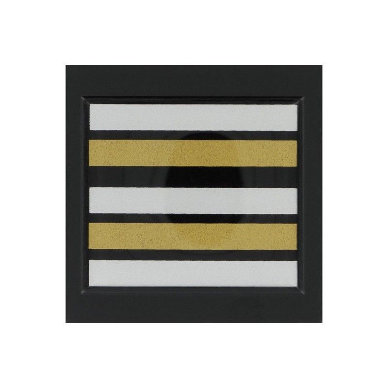 Grade / galon résine lieutenant-colonel sapeurs-pompiers sur velcro