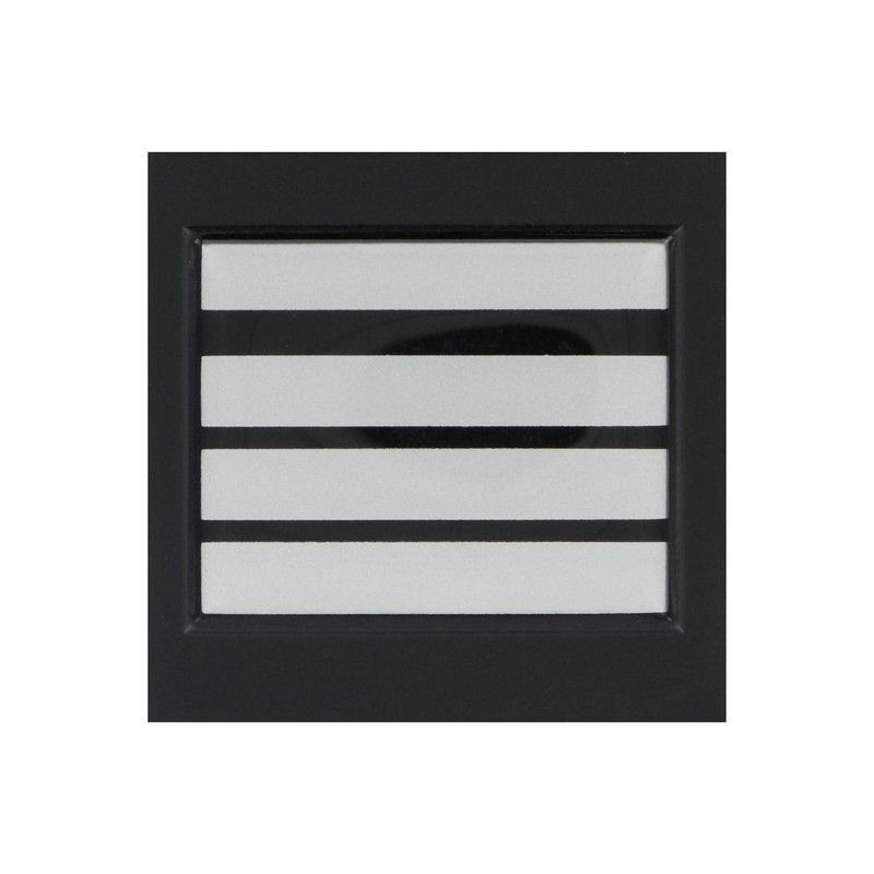 Grade / galon résine commandant sapeurs-pompiers sur velcro