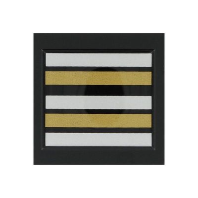Grade / galon résine lieutenant-colonel gendarme sur velcro