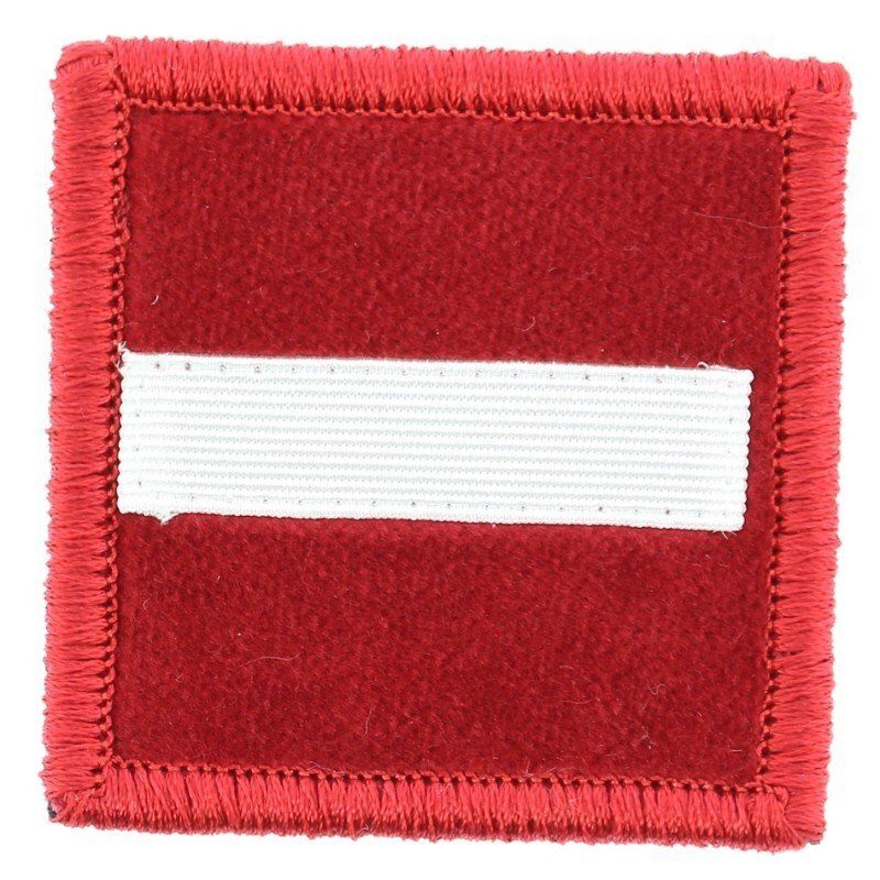 Grade / galon sous-lieutenant infirmier sapeurs-pompiers velours