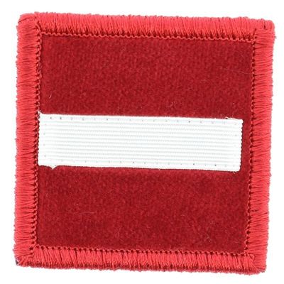 Grade / galon sous-lieutenant infirmier sapeurs-pompiers velours