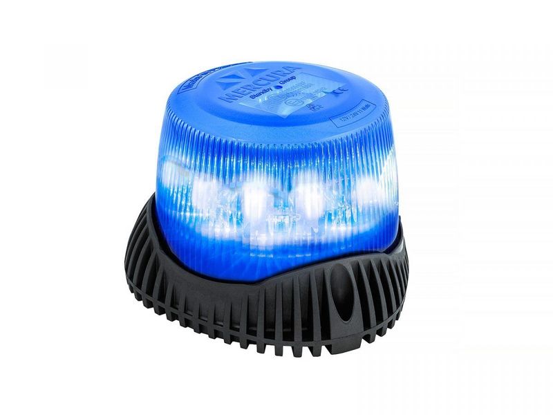 Gyrophare à LED Classe 1 – Gyroled M80 bleu fixation ISO 3 points STANDBY MERCURA