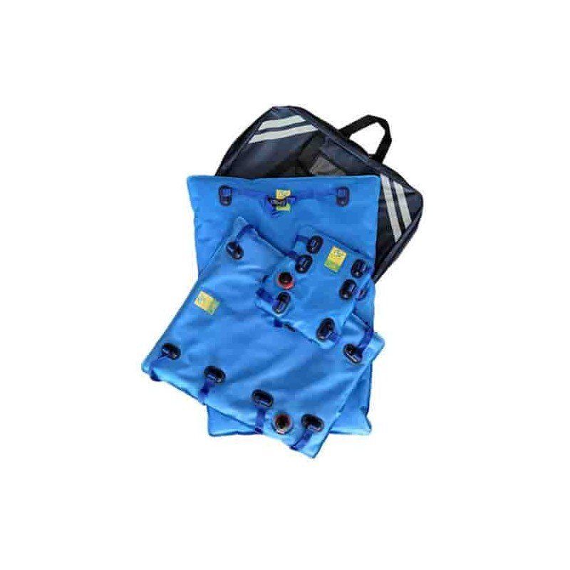 Kit de 3 attelles à dépression (poignet/bras/jambe) avec sac de transport