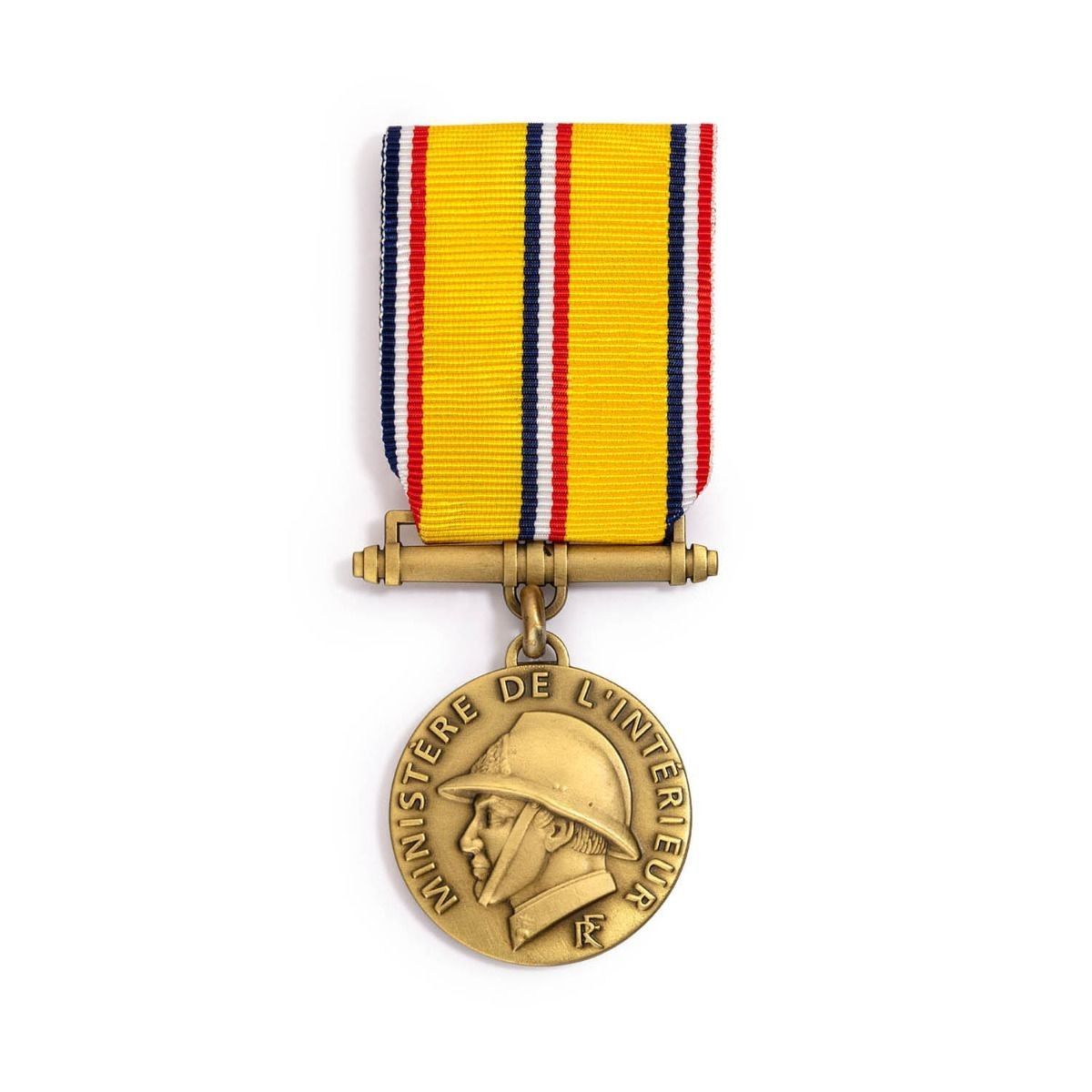 Médaille d’honneur ancienneté sapeurs-pompiers 10 ans de service BRONZE