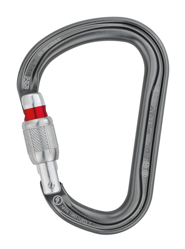 mousqueton WILLIAM SCREW-LOCK PETZL