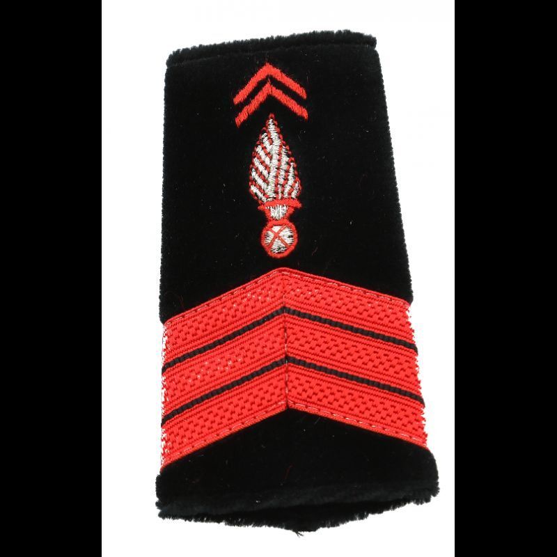 Paire fourreaux caporal-chef sapeurs-pompiers