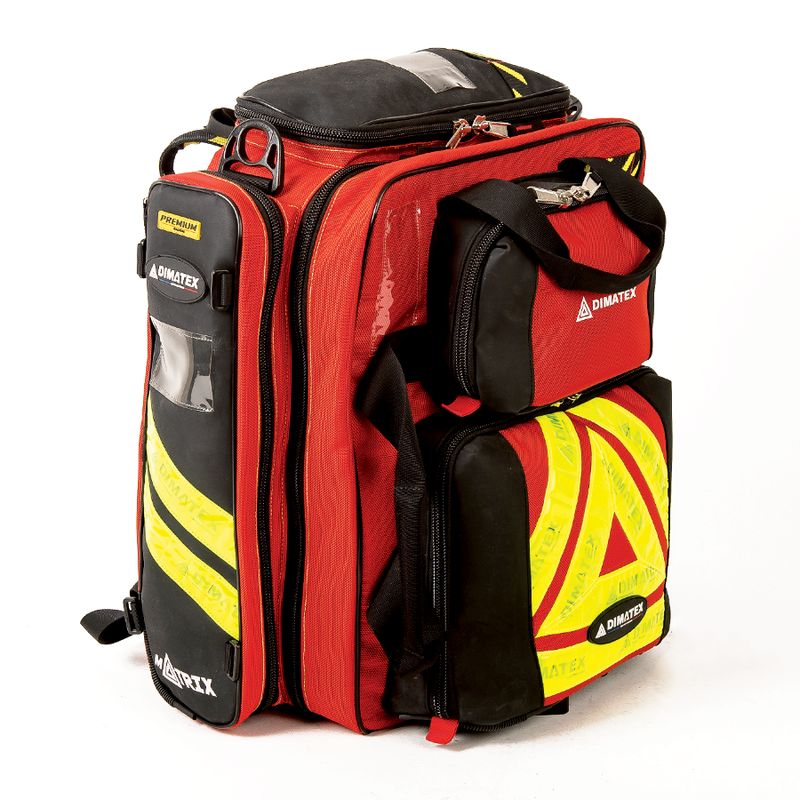Sac de secours / urgence et d'intervention MATRIX rouge DIMATEX