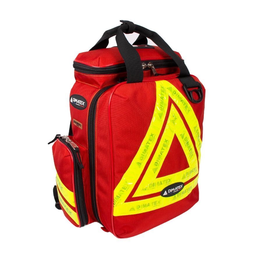Sac de secours / urgence et d'intervention PEARL Rouge DIMATEX