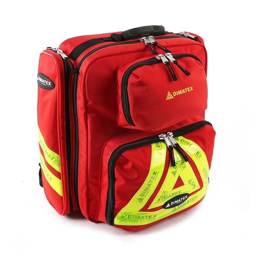 Sac de secours / urgence et d'intervention REFLEX rouge DIMATEX