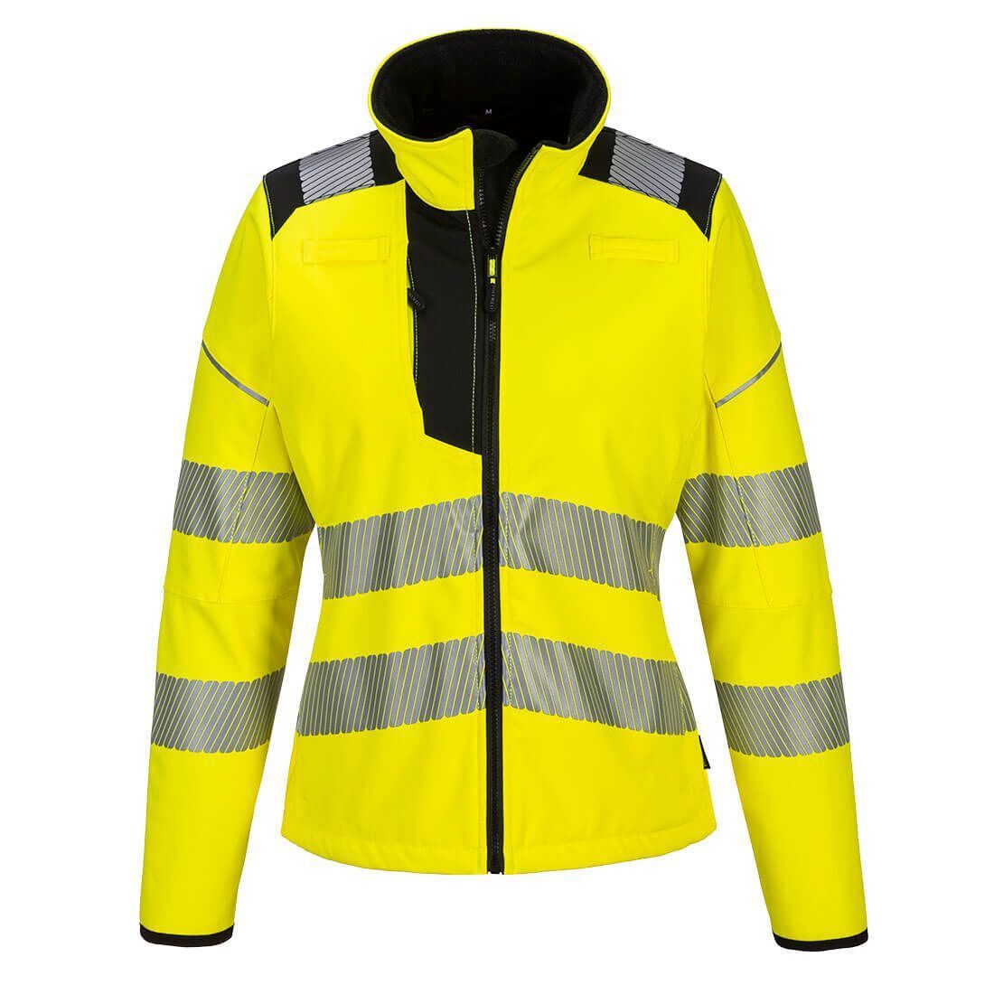 Softshell PW3 haute visibilité pour femmes Jaune/Noir PORTWEST