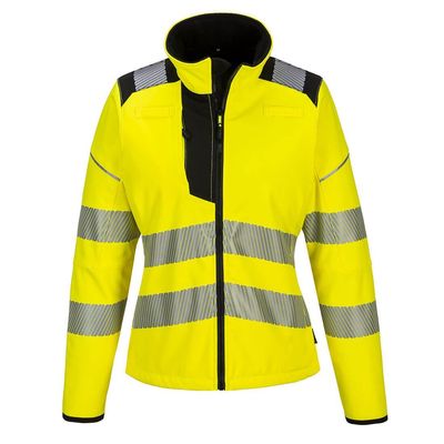 Softshell PW3 haute visibilité pour femmes Jaune/Noir PORTWEST