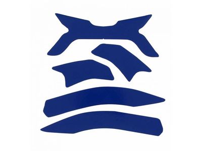 Kit 5 stickers / bandes de signalisation vinyle bleu neutre pour casque F2XR MSA Kit 5 stickers / bandes de signalisation vinyle bleu neutre pour casque F2XR MSA