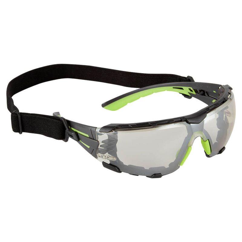 Lunettes de sécurité sangle Tech Look Lite KN (carton de 20) mirroir Portwest