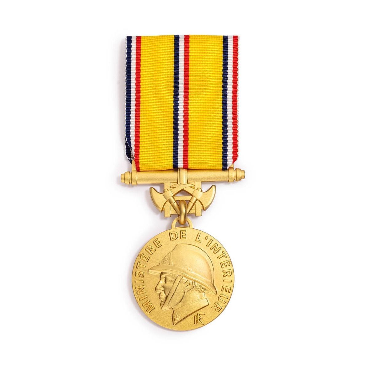 Médaille d’honneur ancienneté sapeurs-pompiers 30ans de service OR