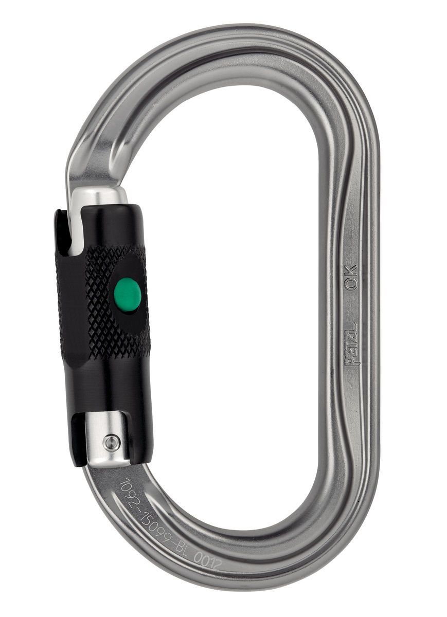 mousqueton OK ovale symétrique BALL-LOCK PETZL mousqueton OK ovale symétrique BALL-LOCK PETZL