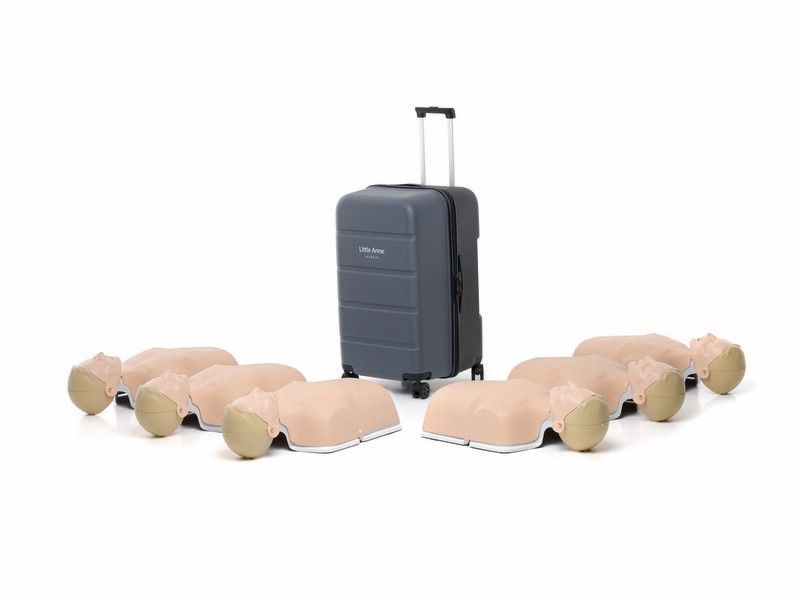 Pack de 6 mannequins de formation secourisme New Little Anne coloris clair LAERDAL