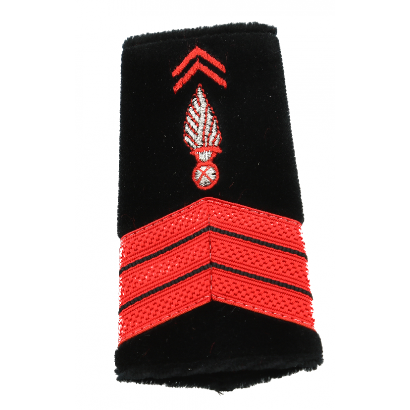 Paire de fourreaux caporal-chef sapeurs-pompiers