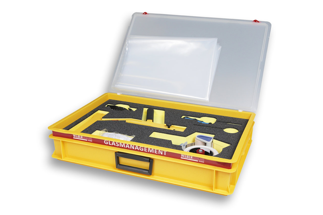 Kit gestion du verre secours routiers WEBER RESCUE