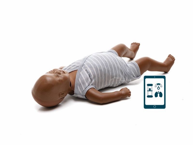 Mannequin de formation de secourisme Little Baby QCPR version peau noire LAERDAL
