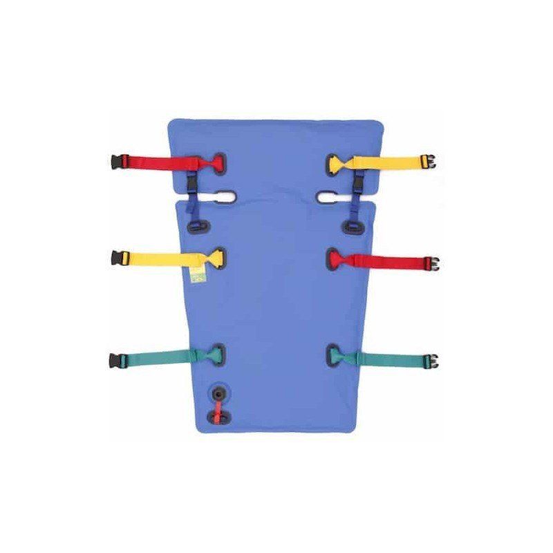 Matelas à dépression pédiatrique 10G, à billes compartimentées, 100x70/50 cm B/B