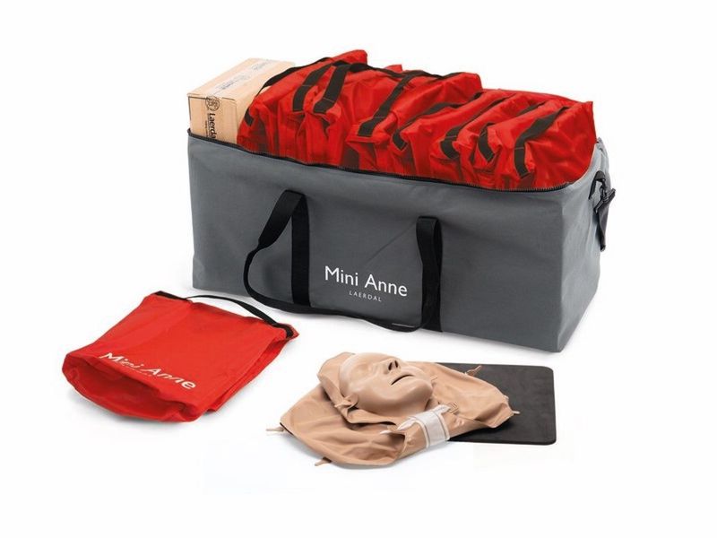 Pack de 10 mannequins de formation secourisme Mini Anne Plus (x10) LAERDAL