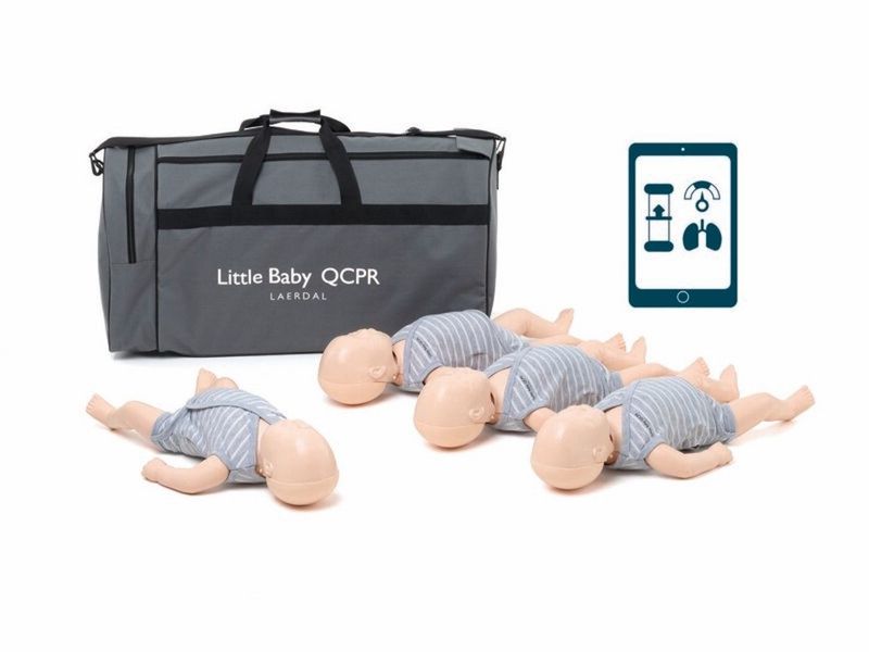 Pack de 4 mannequins de formation secourisme Little Baby QCPR LAERDAL