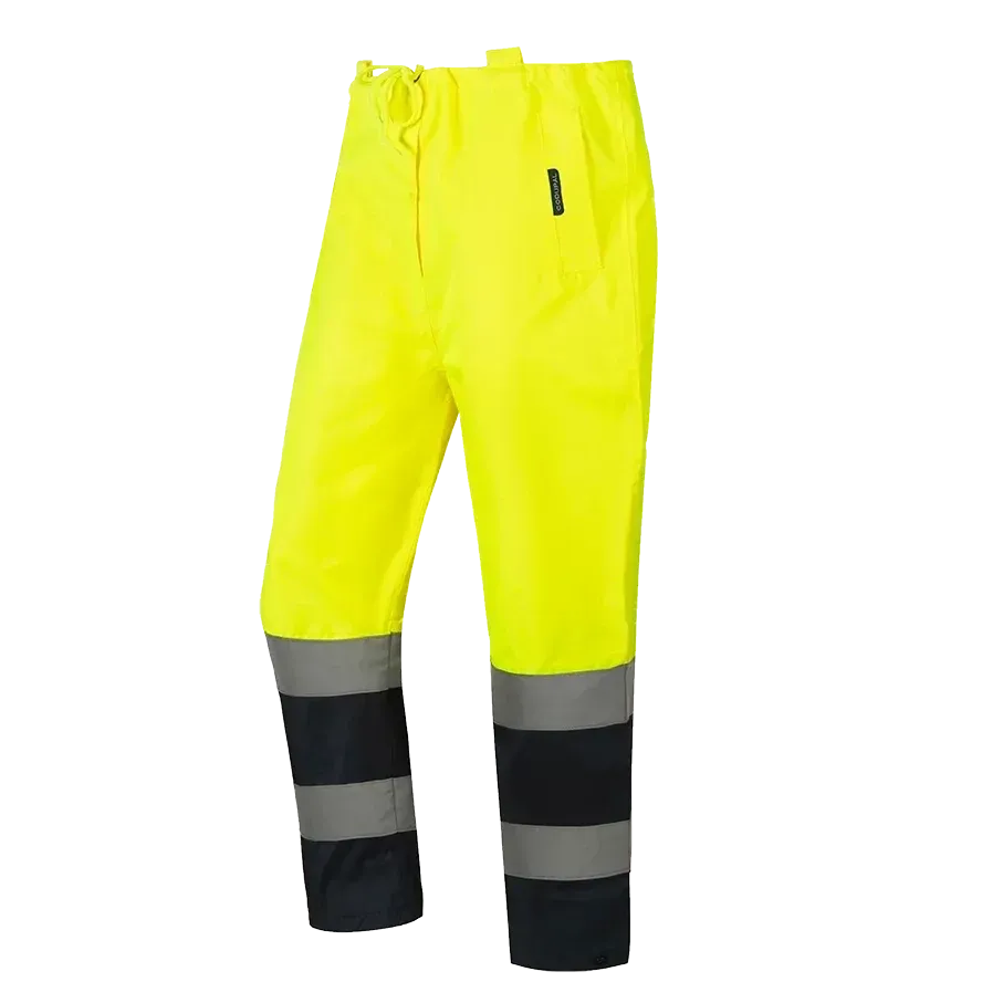 Pantalon de pluie haute visibilité MADUO P jaune CODUPAL Pantalon de pluie haute visibilité MADUO P jaune CODUPAL