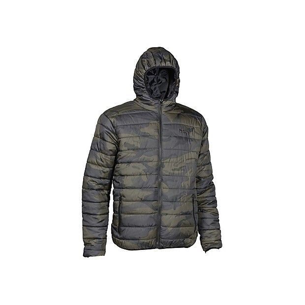 Doudoune à capuche camo kaki trek CITYGUARD