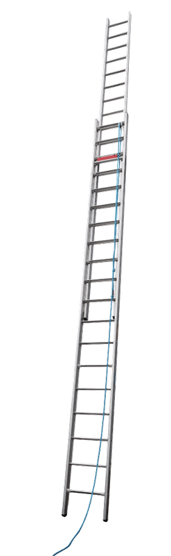 Echelle à coulisse 2 plans pompiers 4.0m / 7.10m