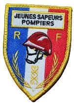 Écusson jeunes sapeurs pompiers casque F2