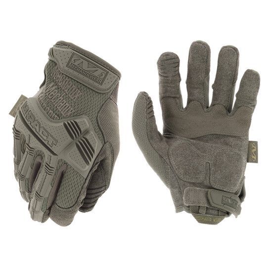 Gants M-Pact gris vert olive MECHANIX WEAR