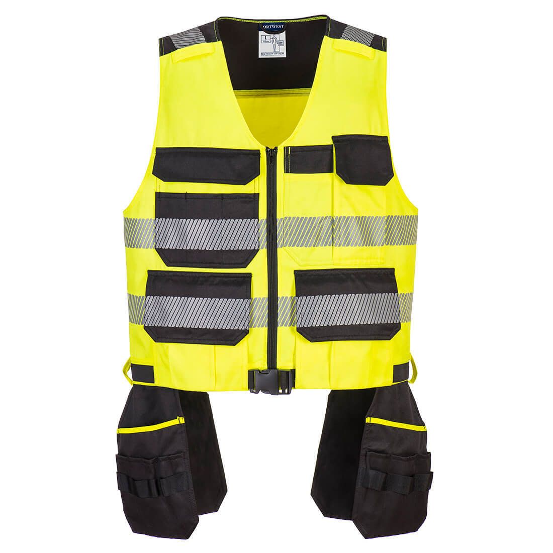 Gilet à outils PW3 haute visibilité classe 1 jaune PORTWEST
