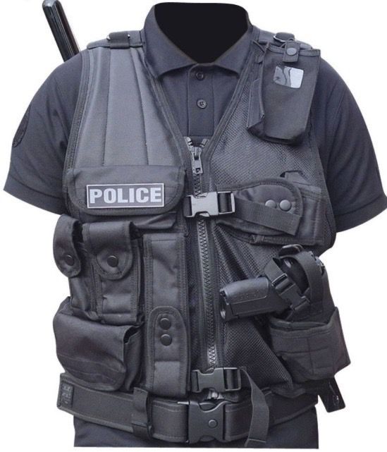 Gilet force d’intervention avec Holster pour PA ou TASER DCA Gilet force d’intervention avec Holster pour PA ou TASER DCA