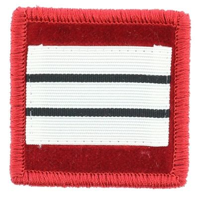 Grade / galon capitaine infirmier chef pompier velours