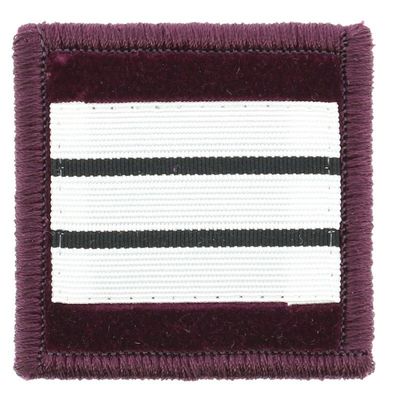 Grade / galon capitaine vétérinaire sapeurs-pompiers velours