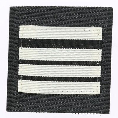 Grade / galon commandant gendarme velcro