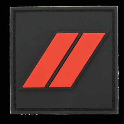 Grade / galon PVC caporal sapeurs-pompiers sur velcro