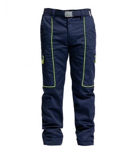 Pantalon de travail ambulancier  liserés jaune fluo DEXSER